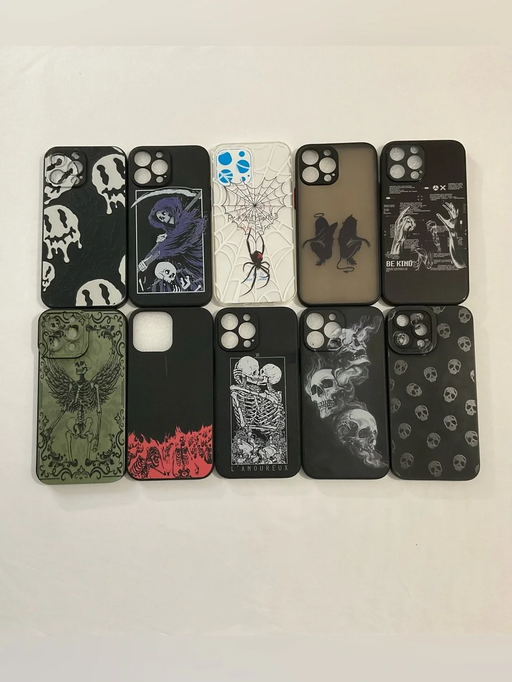 An Assortment of Graphic Gothic Phone Cases - Cell Phone Accessory iPhone 13 Pro
